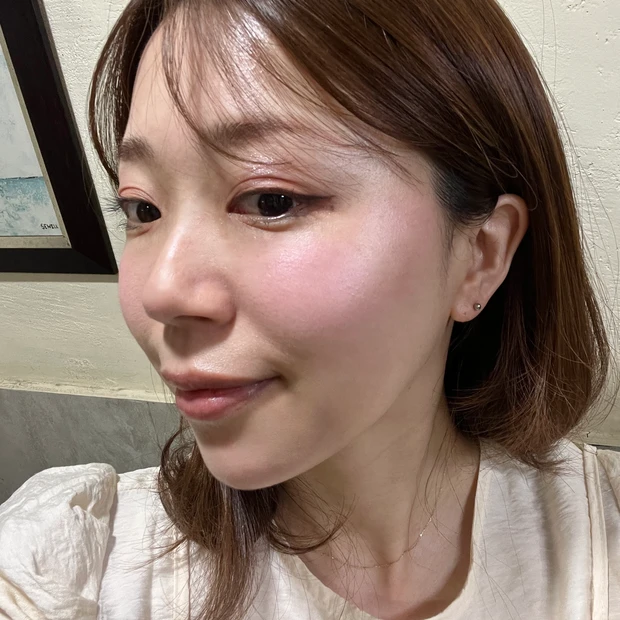 2025年に買い足した紫外線対策グッズ4選のうちのひとつ、SK-II｜ジェノプティクス エアリー UV クリーム【9,900円】を使ってメイクしてみた写真