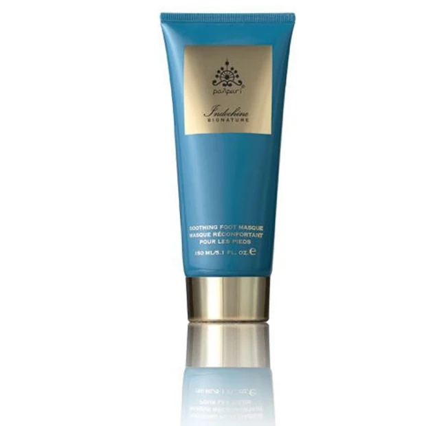 こする面倒なしの5分間フットケア。トロピカルシトラスの香り 5/1新発売 パンピューリ インドシン STH フット マスク 塗って流すだけ。