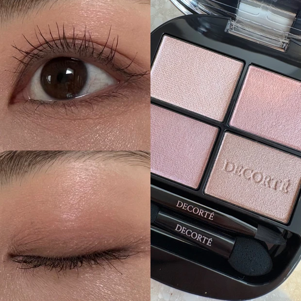 【イエベ・ブルベ比較】KATE新作とコスメデコルテ 春の透け感アイシャドウレビュー_3