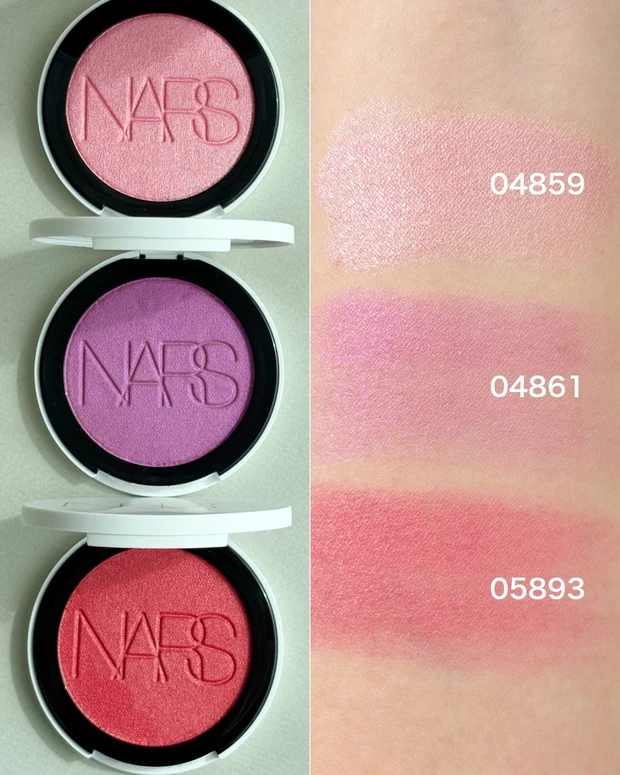 NARS ライトリフレクティング ルミナイジングブラッシュ スウォッチ2