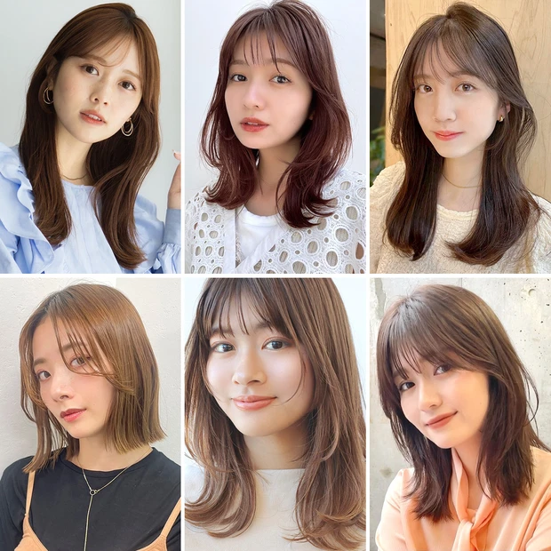 毛先の切っぱなしやハネ感がお洒落なヘア６選【最新ヘアカタログ】