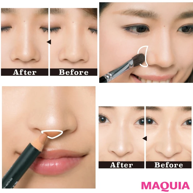 “忘れ鼻”メイクで小顔&美人度UP!【どっかり鼻・矢印鼻】のお悩み解決