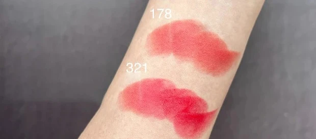 センシュアル パウダーマット リキッド N 178 ソウルデイズと321 ストロベリーレッドの口コミ