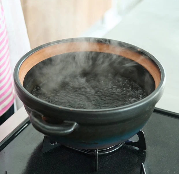 大島美幸　森三中　白湯の作り方　土鍋　沸騰後の水の量