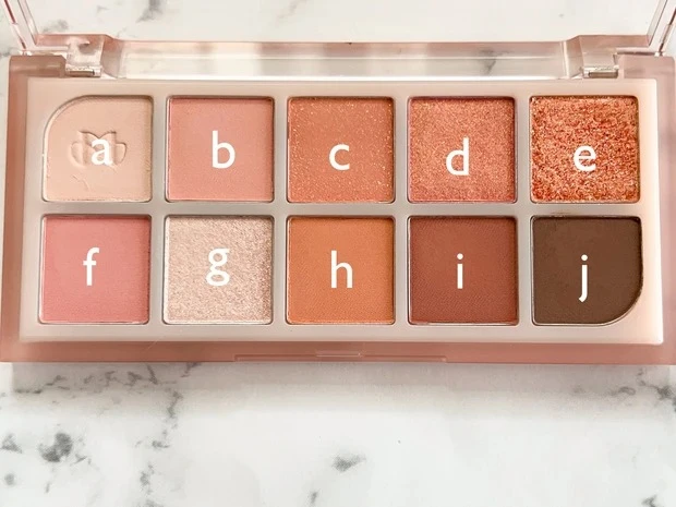 【おすすめ韓国アイシャドウ⑤】mude.（ミュード）ショールモーメント アイシャドウパレット 03 ピーチメモリー 各￥3630