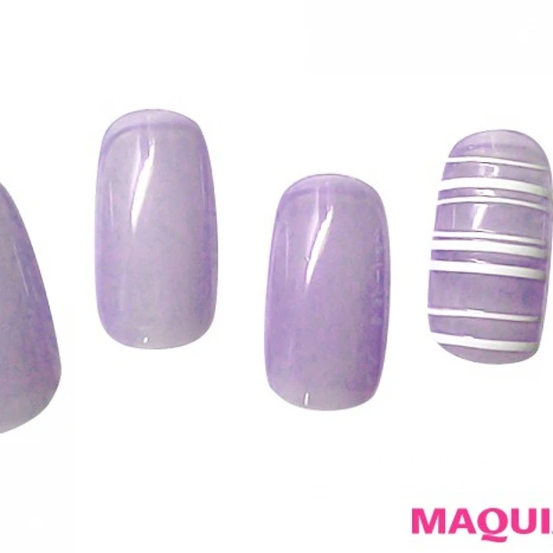 上品さと色気を狙い撃ち！　秋のフォギーパステルネイル