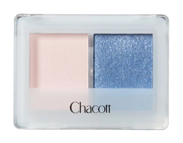 ブルーアイシャドウ　チャコット アイシャドウデュオ 602　似合う　使い方