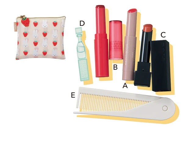 フリーアナウンサー・森 香澄さんの【トラベルポーチの中身