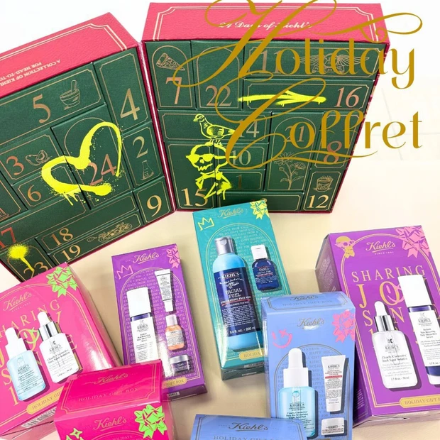 キールズからホリデー第一弾が登場！ キールズ史上最も豪華なW美容液セットも【クリスマスコフレ2025】