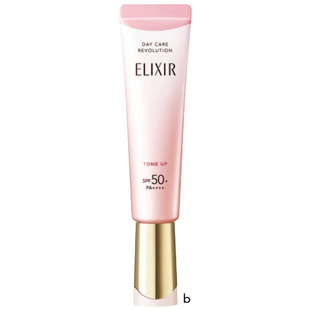 鈴木えみ ベースメイク AI肌 エリクシール デーケアレボリューション トーンアップ