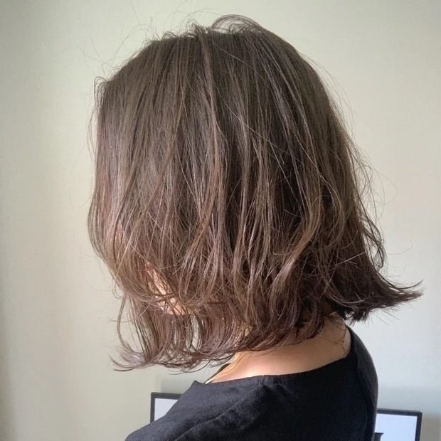 マキアブロガー　MAQUIA　Anna ヘアスタイル　ボブ　くびれボブ　レイヤーボブ　ヘアスタイル