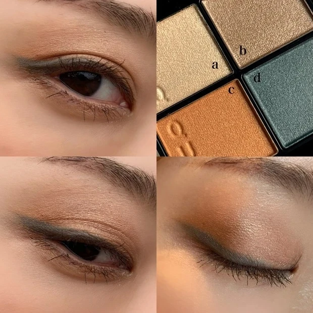 Annaさん SUQQU(スック) シグニチャー カラー アイズ 08 風撫 -KAZENADEのアイメイク