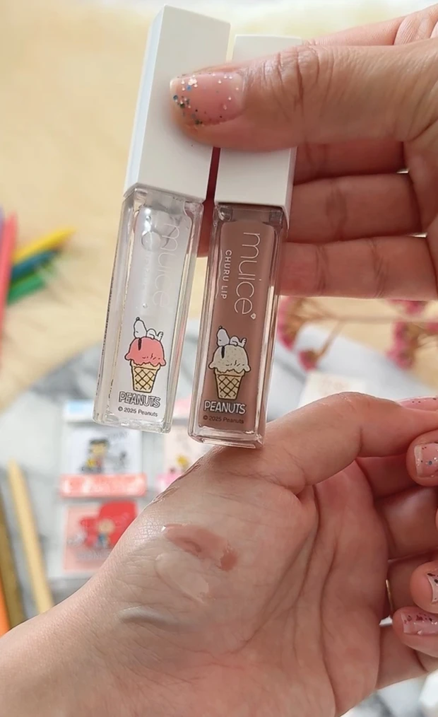 ぽわん　ときめく　ミュアイス　muice　PEANUTS コラボ　スヌーピー　　ちゅるリッププランパー