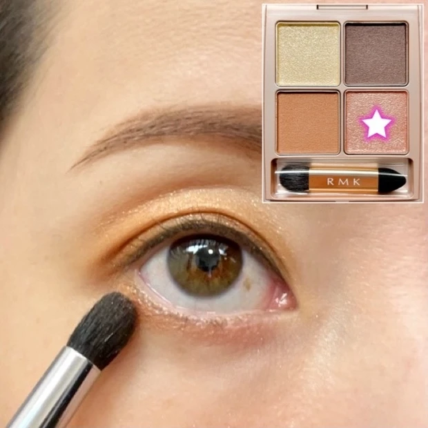 発売後に即完！？RMK秋新作アイシャドウ『ローズウッドデイドリーム』がまじで可愛い！＆塗り方_5_1