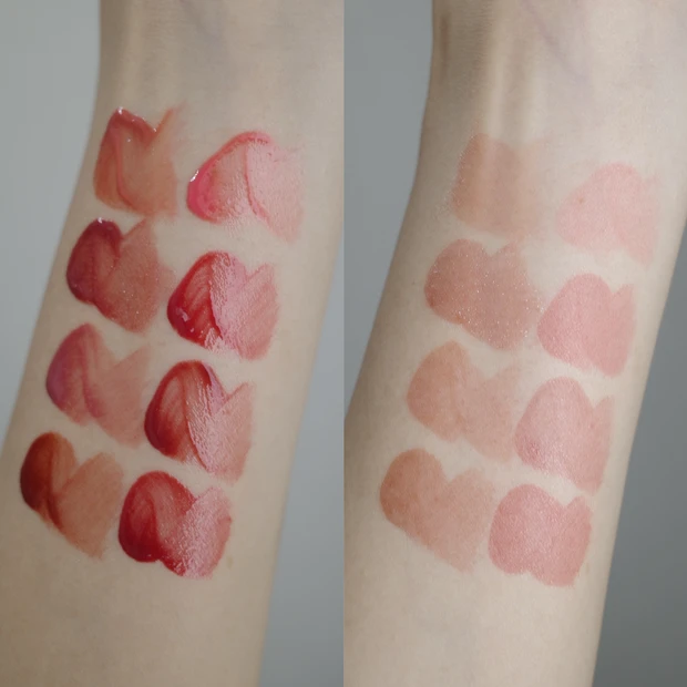 落ちないリップティント NAMING. ネーミング グロウハートリップティント スウォッチ