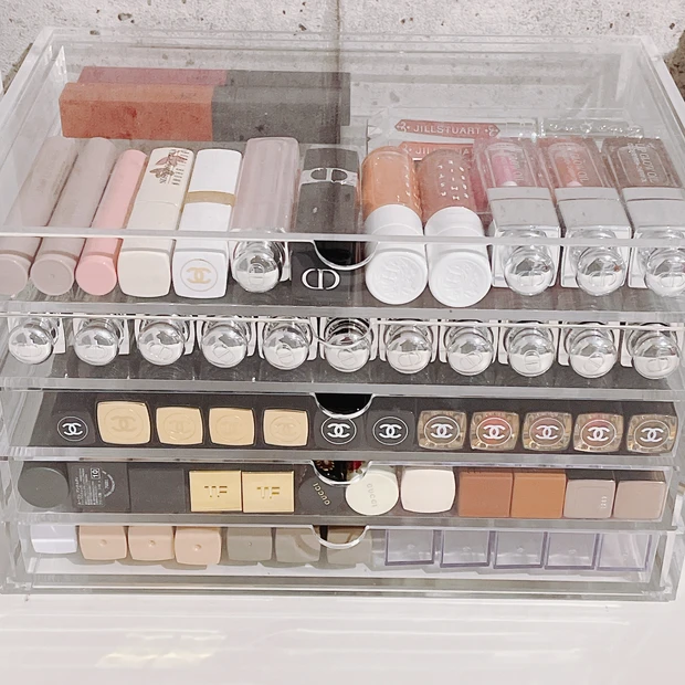 【誰でも簡単にコスメ収納】100均･無印良品･ニトリで買える収納グッズをフル活用！一軍ポーチも紹介☆_3_2