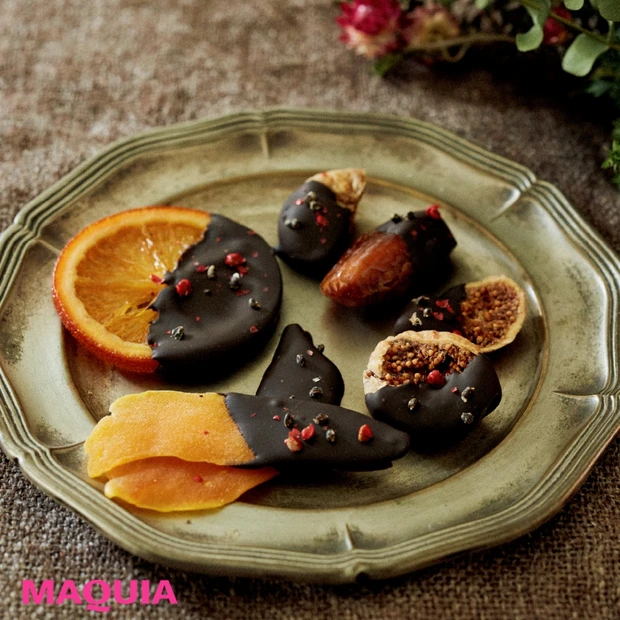 大人のバレンタインに！ ギルティフリーなドライフルーツのビターチョコレー…