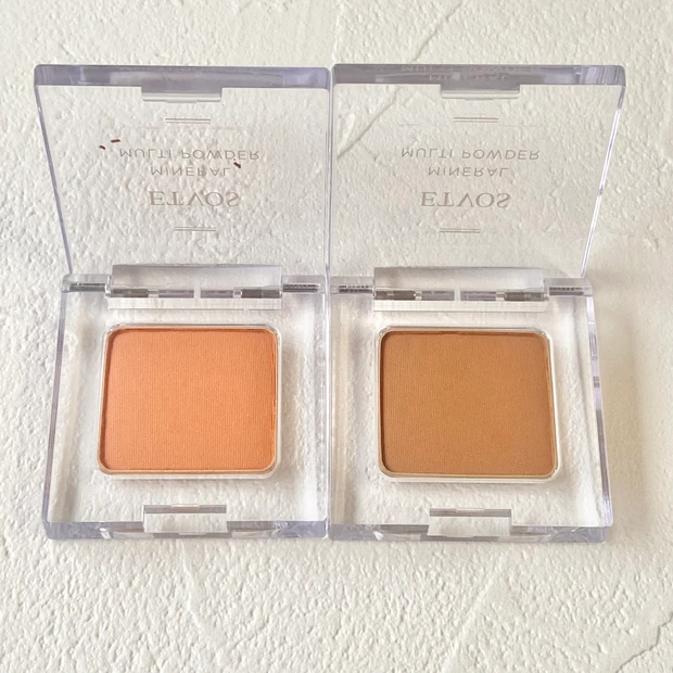 エトヴォス　ミネラルマルチパウダー　口紅　チーク　アイシャドウ