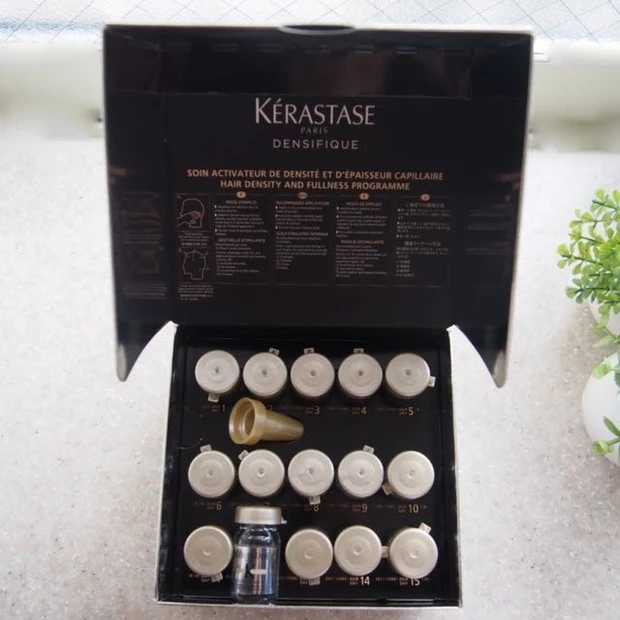 ヘアケア美容カウントダウン!一日に一本、髪と頭皮のスペシャルケア ケラスターゼ「ヘアデンシティープログラム N」頭皮から健康に髪がうるうる、ツヤツヤになる満足。