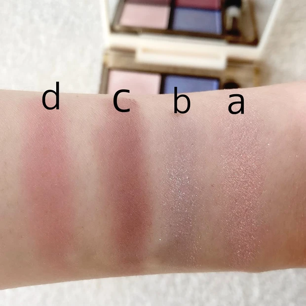 春コスメ第3弾!!イエベ肌の私がおすすめしたいexcelの新色ブルベカラー♡♡スウォッチあり＊_2_3