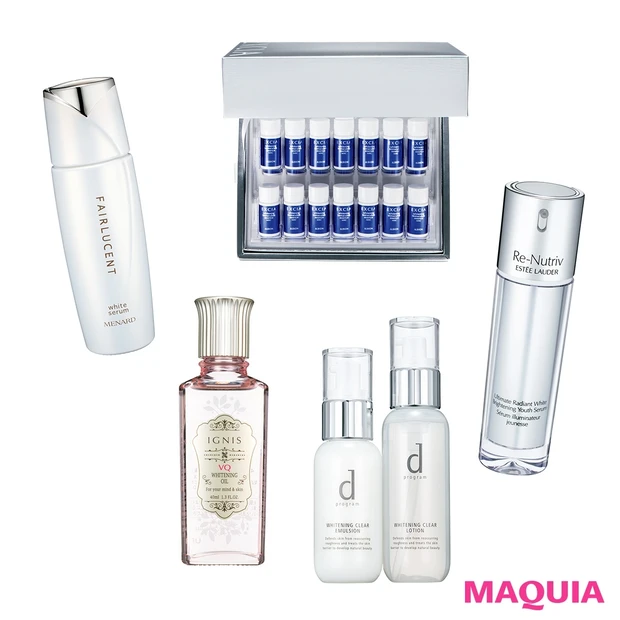 紫外線が強まる季節到来! 美白ケアを抜かりなく行うための秀逸コスメ5選