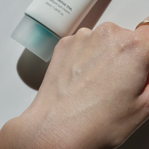 make p:rem(メイクプレム)メイクキープサンクリーム(グリーン)の仕上がり