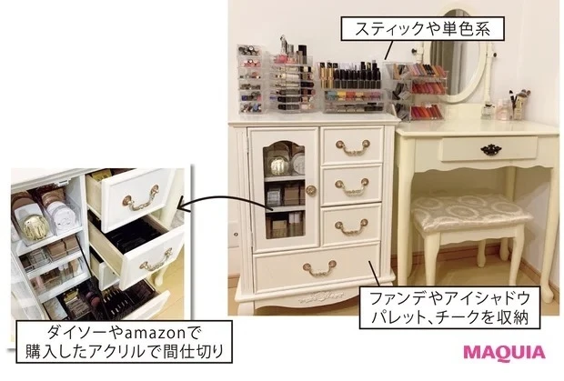 チェストの中は間仕切りでアイテム別に収納_1