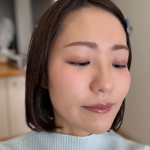 セザンヌ ブライトカラーシーラー 10クリアブルー 仕上がり