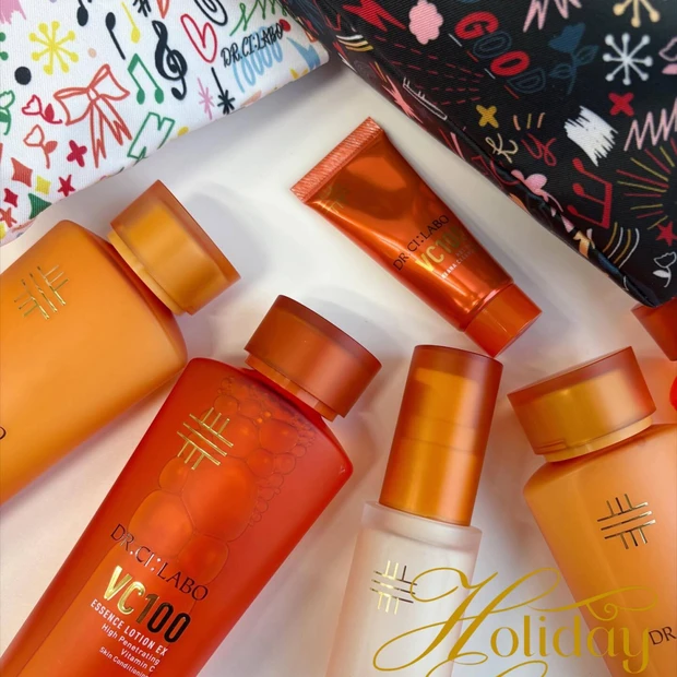 【クリスマスコフレ2025】ドクターシーラボ×SHOGO SEKINE氏のコラボポーチ付き！ VC100シリーズの豪華セットが登場