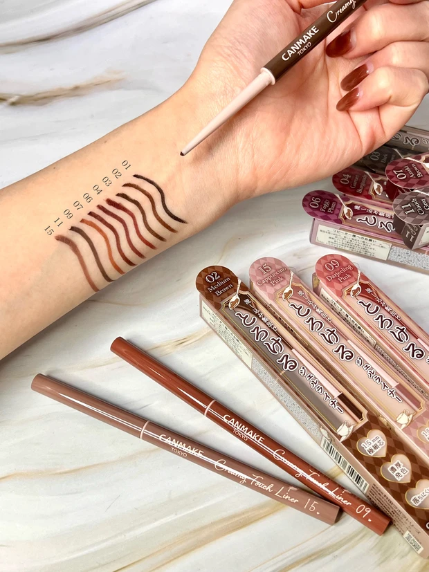 2025年「@cosme TOKYO」で売れたコスメランキング1位 キャンメイク　クリーミータッチライナー　スウォッチ