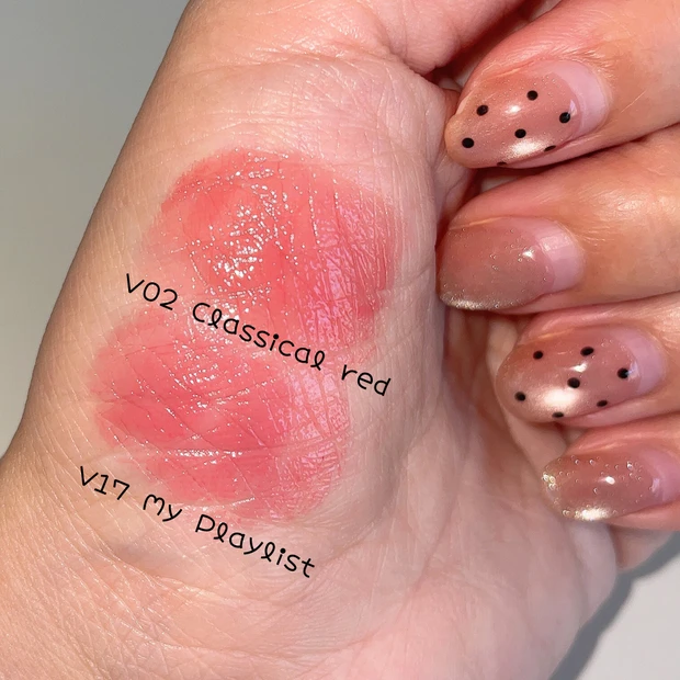  Kanebo ルージュスターヴァイブラント 新色 比較 V02 V17 