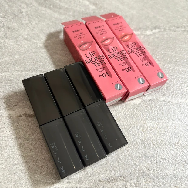 【ケイト】リプモン突然変異！？リキッドタイプの新作クリスタルポッドを全色スウォッチ付きでご紹介♪
