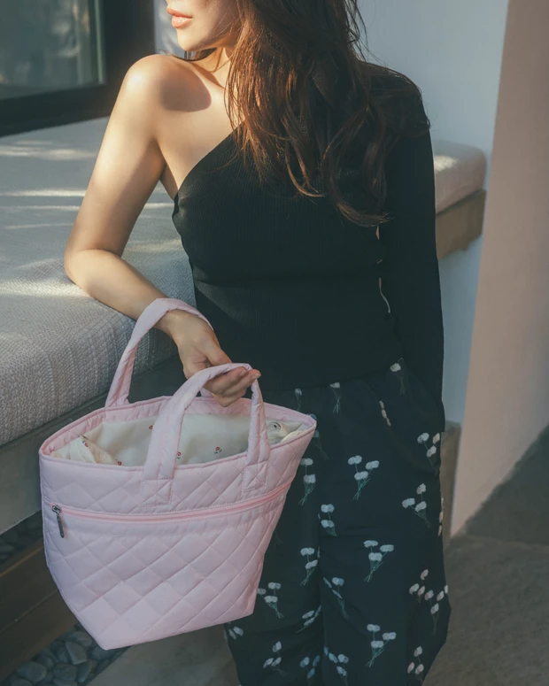 Medium Multi Tote　マシュマロピンクキルト