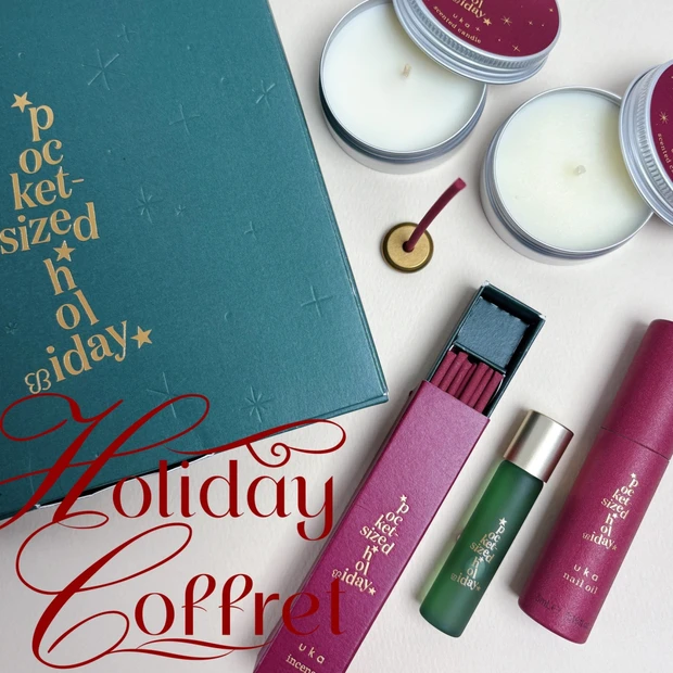 【クリスマスコフレ2025】ukaのホリデー限定品は、香りを存分に楽しめるポケットサイズの特別セット！