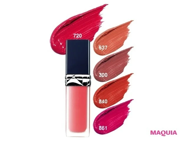 【おすすめマットリップ】ディオール ルージュ ディオール フォーエヴァー リキッド_ディオール ルージュ ディオール フォーエヴァー リキッド 300、637、720、840、861のスウォッチ