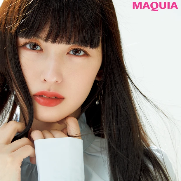 柿色シャドウでデカ目に！ 「女顔×シンプル」さんの最旬ベストメイク