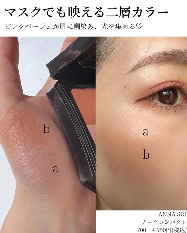 アナスイ ANNASUI チークコンパクト　チーク　血色カラー