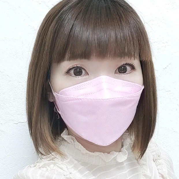 日本製【息がしやすい夏マスク】 医療用パイオニアマスク 抗菌・快適な不織布立体カラーマスク ダイヤモンド型_6