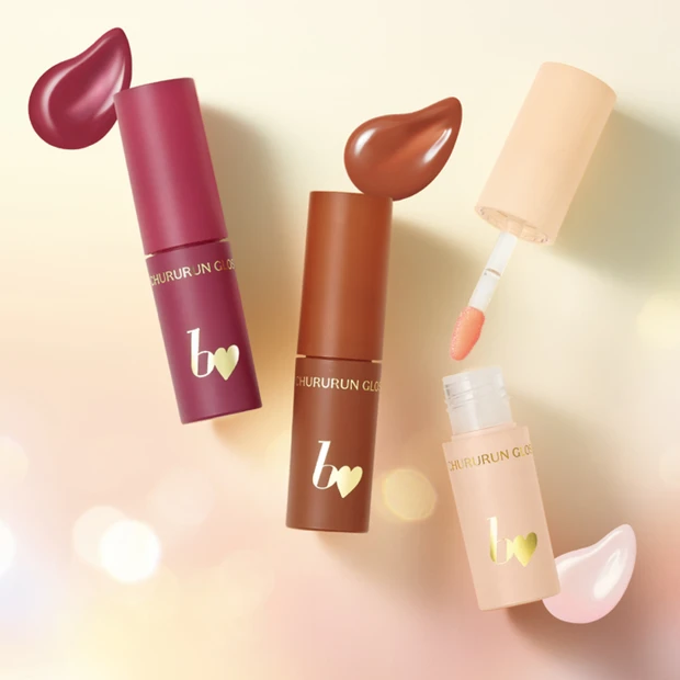 【マキア4月号 特別版付録】b idol（ビーアイドル）のちゅるるんグロス3色をお試しできる！塗り比べはこちら