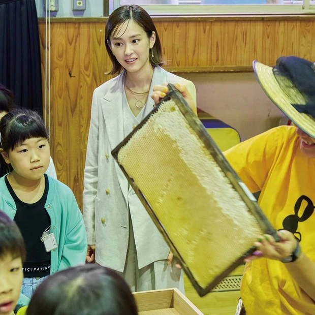 桐谷美玲さん with 「ゲラン BEE SCHOOL」開講⑦