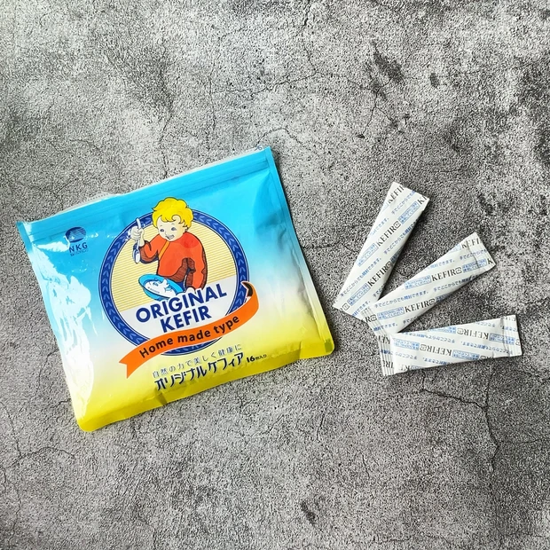 ケフィアヨーグルト　ケフラン　乳酸菌　酵母　腸活