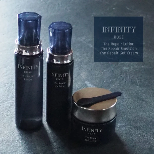 インフィニティ「ザ リペア ローション」「ザ リペア エマルジョン」「ザ リペア ジェルクリーム」
