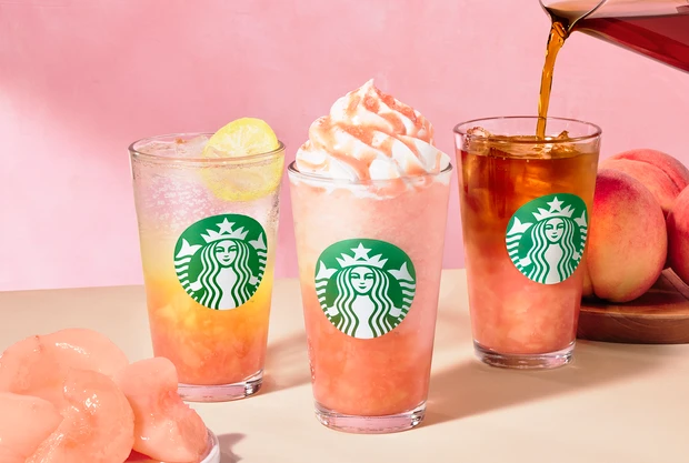 スターバックス 3つの幸せピーチ