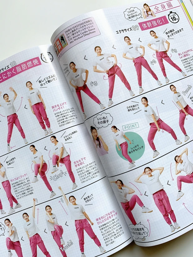 竹脇まりなのポジティブ美ボディをつくる宅トレ10選