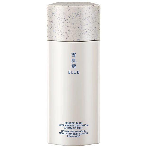 交感神経優位になりがちな人におすすめの休み方 呼吸をする空間に香りで癒やしを 雪肌精 BLUE ディープブレス メディテーション アロマ ミスト