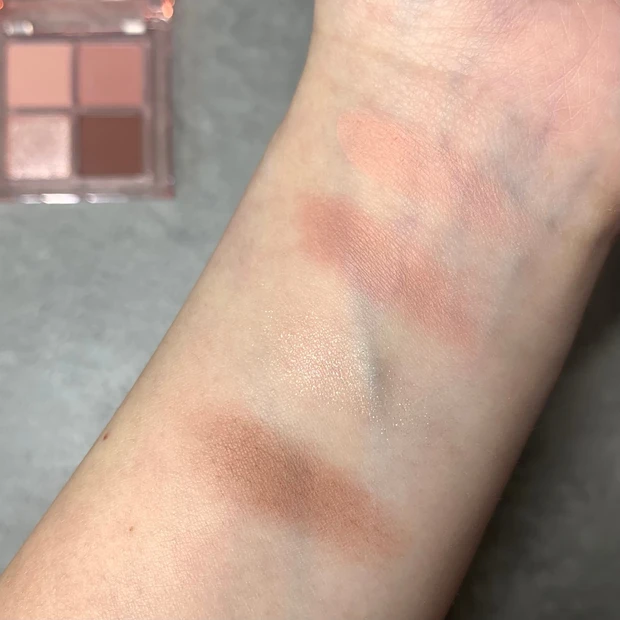 &nd by rom&nd アンドバイロムアンド メロウアイパレット PK01ローズフォグ コスメスウォッチ