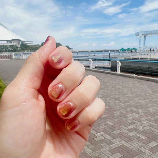 自宅でマグネットネイル_6