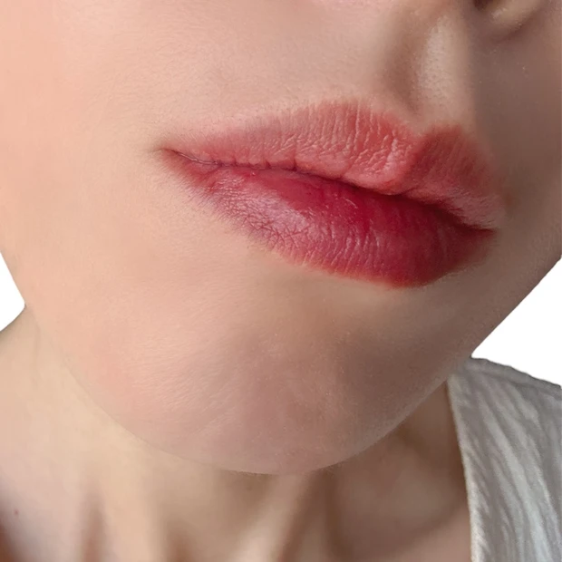 サンキスドプランプリップバーム10 仕上がりイメージ