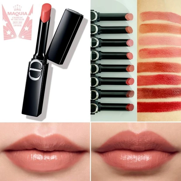 マキア人気記事ランキング7位 ディオールの“落ちない”リップ「ルージュ ディオール オン ステージ」の人気色TOP5を発表！ 全色スウォッチつき