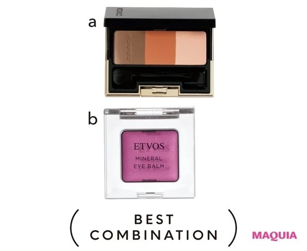 【大人のピンクメイク】目もとメイク次第で印象自在_おすすめのアイシャドウ・アイブロウ